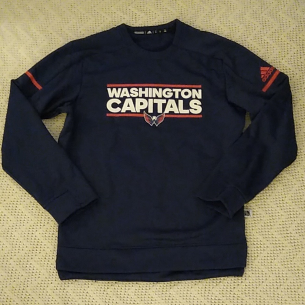 Adidas NHL Washington Capitals LS Player Crew M